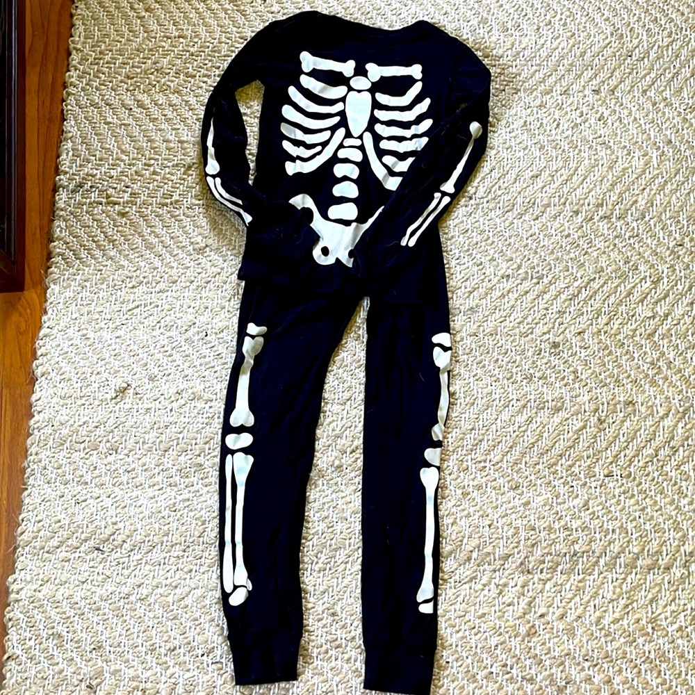 The Childrens Place Halloween Skeleton Pjs